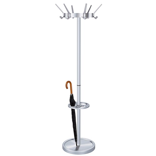 Kerkmann Garderobenständer Public 6796 50x180x50cm Stahl silber Produktbild Front View L
