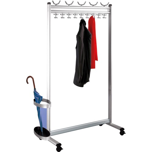 Kerkmann Garderobe Multiline 6751 100x170x40cm 10/36 Haken silber Produktbild Front View L