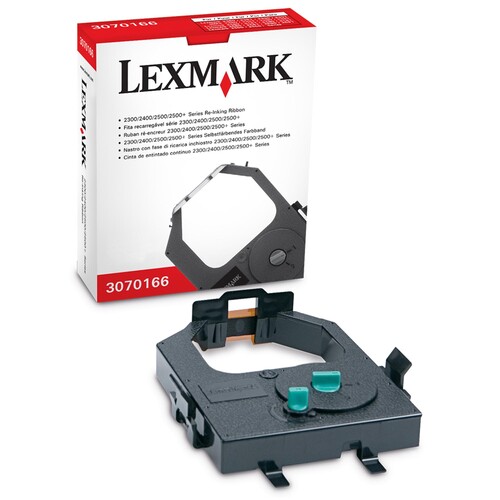 Lexmark Farbband 3070166 4Mio.Zeichen Nylon schwarz Produktbild Front View L