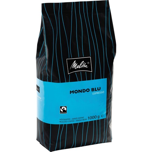 Melitta Kaffee Gastronomie Mondo Blu Espresso 406 Bohne 1.000g (PACK=1000 GRAMM) Produktbild Front View L