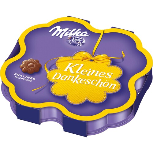 Milka Schokolade Kleines Dankeschön Alpenmilch 42396 44g (PACK=44 GRAMM) Produktbild Front View L