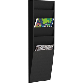 Paperflow Wand-Sortiertafel V 6F A4V1X6.01 DIN A4 schwarz Produktbild