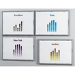 Paperflow Infodisplay 4066X4.35 DIN A4 aluminium 4 St./Pack. (PACK=4 STÜCK) Produktbild Additional View 1 S