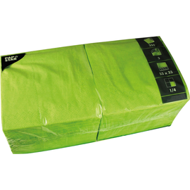 PAPSTAR Serviette 81656 33x33cm 3lagig limonengrün 250 St./Pack. (PACK=250 STÜCK) Produktbild