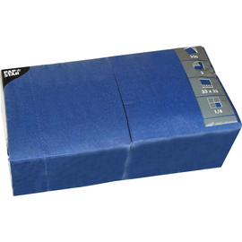 PAPSTAR Serviette 12487 33x33cm 3lagig dunkelblau 250 St./Pack. (PACK=250 STÜCK) Produktbild