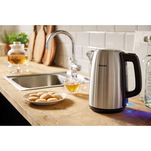 Philips Wasserkocher Daily HD9351/90 2.200W 1,7l Edelstahl Produktbild Additional View 2 L