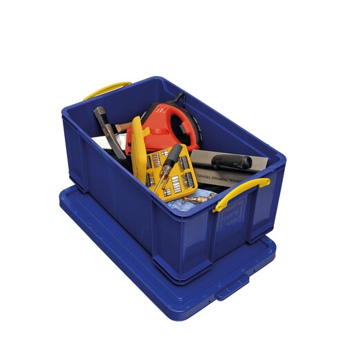 Really Useful Box Aufbewahrungsbox 64B 44x31x71cm 64l blau Produktbild Front View L