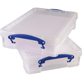 Really Useful Box Aufbewahrungsbox 4C 39x8,8x24cm 4l transparent Produktbild