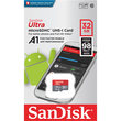 SanDisk Speicherkarte mSDHC Ultra SDSQUA4-032G-GN6MA 32GB Mobile Produktbild Additional View 1 S