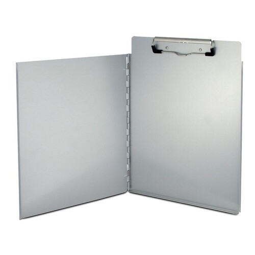 Saunders Klemmbrett 22017 225x325mm seitlich öffnend silber Produktbild Back View L
