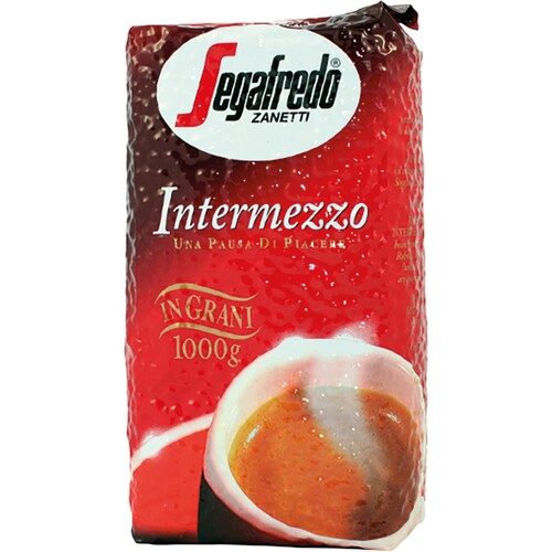 Segafredo Kaffee Intermezzo 663 ganze Bohne 1kg (PACK=1000 GRAMM) Produktbild Front View L
