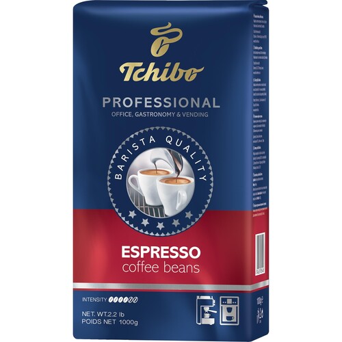 Tchibo Kaffee Professional Espresso 493428 1kg (PACK=1000 GRAMM) Produktbild Front View L