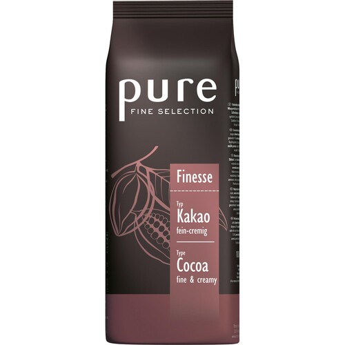 Pure Trinkschokolade Fine Selection Finesse 81957 1.000g (PACK=1000 GRAMM) Produktbild Front View L