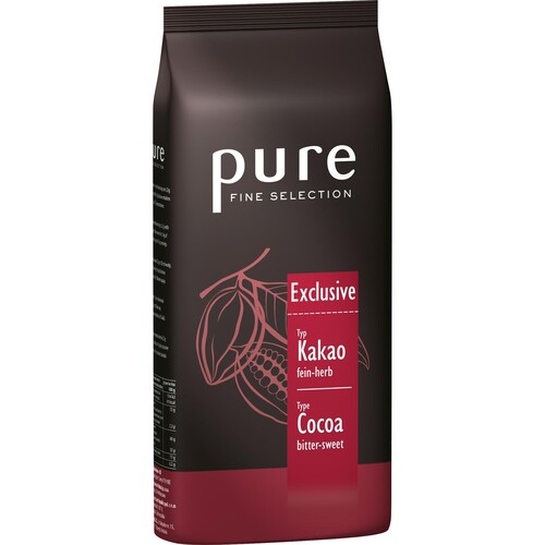 Pure Trinkschokolade Fine Selection Exclusive 81622 1.000g Produktbild Front View L