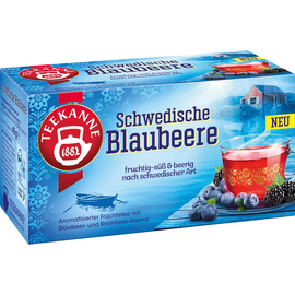 Teekanne Tee 7502 Schwedische Blaubeere 20 St./Pack. (PACK=20 STÜCK) Produktbild