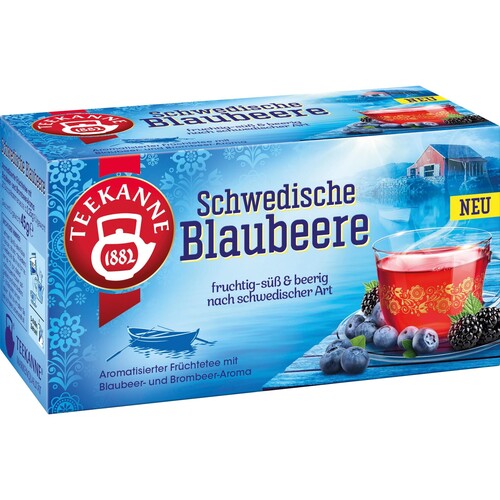 Teekanne Tee Schwedische Blaubeere 20 St./Pack. (PACK=20 STÜCK) Produktbild Front View L