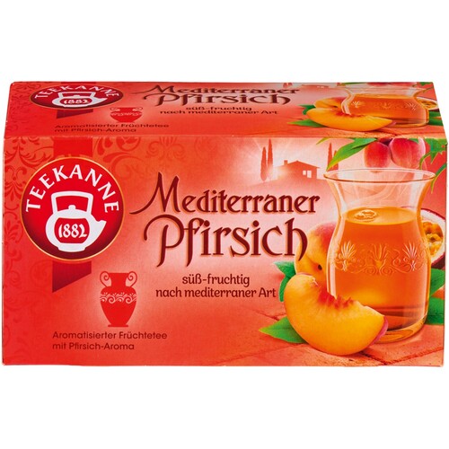 Teekanne Mediterraner Pfirsich 7262 20 St./Pack. (PACK=20 STÜCK) Produktbild Front View L