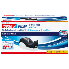 tesa Tischabroller Easy Cut Orca 53914-00000-00  +Klebefilm Produktbild