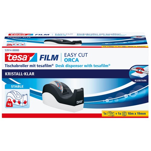 tesa Tischabroller Easy Cut Orca 53914-00000-00  +Klebefilm Produktbild Additional View 1 L