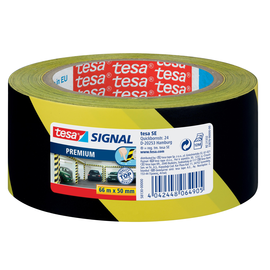 tesa Packband 58130-00000 50mmx66m bedruckt gelb schwarz Produktbild