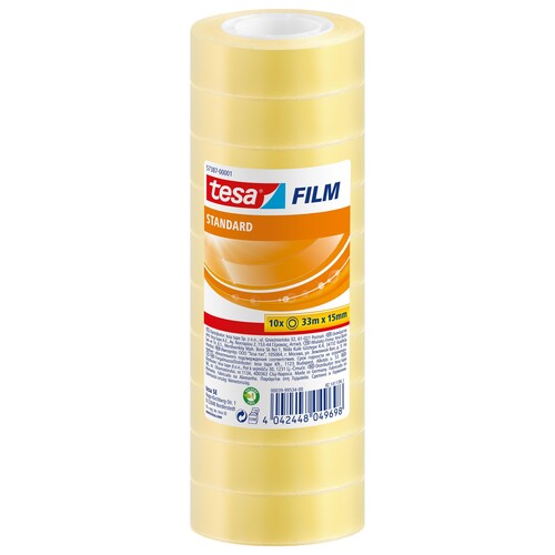 tesa Klebefilm 57387-00001 15mmx33m 10 St./Pack. (PACK=10 STÜCK) Produktbild Additional View 2 L