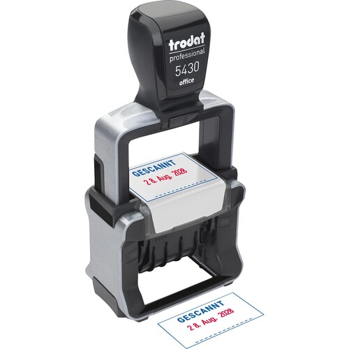 trodat Datumstempel Professional 5430 51543025 GESCANNT Produktbild Front View L
