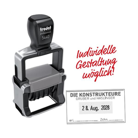 trodat Datumsstempel Professional 4.0 5440 120252 49x28mm Gutschein Produktbild