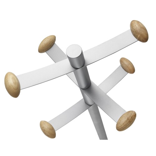 UNILUX Garderobenständer BOUQUET 400069048 173cm 6Haken metallgrau Produktbild Additional View 4 L