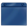 Neodym Magnettasche A5 quer blau PVC magnetisch Veloflex 3905500 Produktbild Additional View 1 S