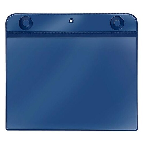 Neodym Magnettasche A5 quer blau PVC magnetisch Veloflex 3905500 Produktbild Additional View 1 L