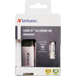 Verbatim USB Hub 49143 USB-C zu HDMI Adapter Produktbild Additional View 1 S
