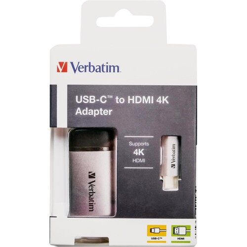 Verbatim USB Hub 49143 USB-C zu HDMI Adapter Produktbild Additional View 1 L