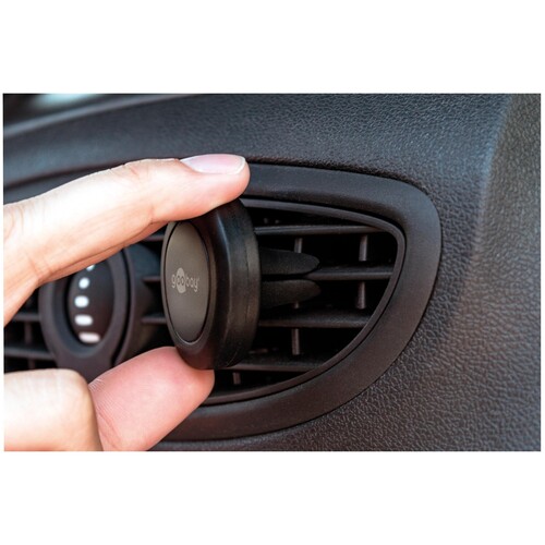 Goobay HALTER Universal Magnet 47145 schwarz Produktbild Additional View 1 L