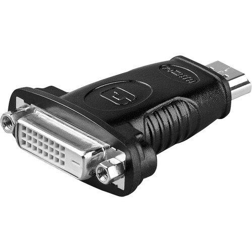 Goobay Adapter HDMI/DVI-D 68098 HDMI Stecker auf DVI-D Buchse Produktbild Front View L