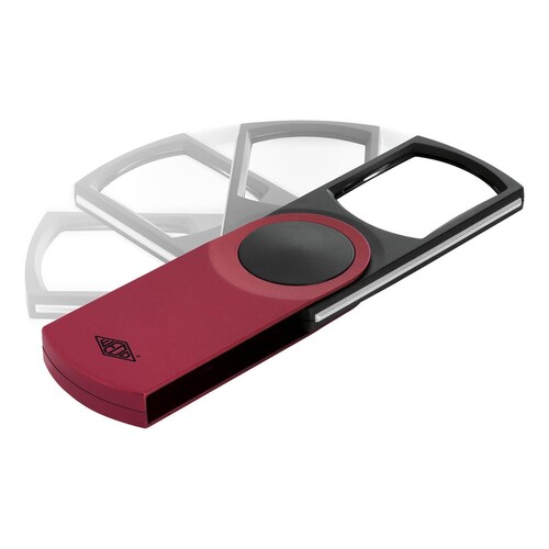 Lupe SWING-IT mit LED vergrößert 3fach blau Wedo 2717603 Produktbild Additional View 5 L