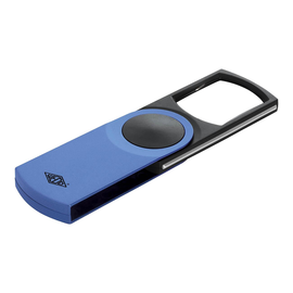 Lupe SWING-IT mit LED vergrößert 3fach blau Wedo 2717603 Produktbild