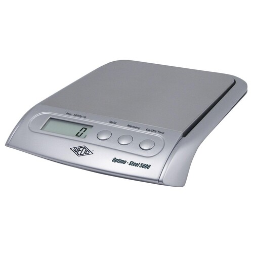 WEDO Briefwaage Optimo Steel 485154 bis 5.000g silber Produktbild Front View L