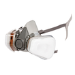 3M Halbmaske 6002C Mehrweg inkl. Wechselfilter grau Produktbild Additional View 3 S
