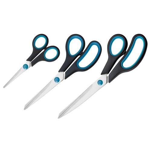 Westcott Schere EASY GRIP SET N-90027 13cm/21cm/25cm 3 St./Pack. (PACK=3 STÜCK) Produktbild Additional View 1 L