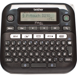 P-touch Beschriftungsgerät D210 PTD210ZG1 3,5-12mm QWERTZ Produktbild