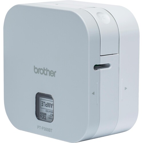P-touch Beschriftungsgerät Cube PTP300BTRE1 weiß Produktbild Front View L