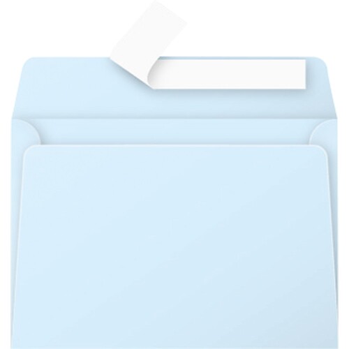 Clairefontaine Briefumschlag Pollen 5466C C6 blau 20 St./Pack. (PACK=20 STÜCK) Produktbild Front View L