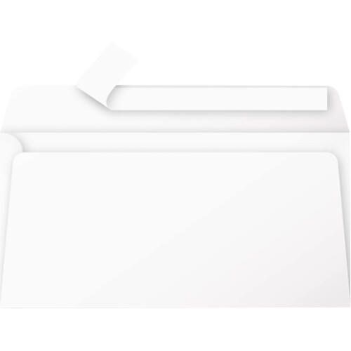 Clairefontaine Briefumschlag Pollen 5435C DL weiß 20 St./Pack. (PACK=20 STÜCK) Produktbild Front View L