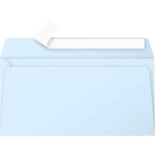 Clairefontaine Briefumschlag Pollen 5465C DL blau 20 St./Pack. (PACK=20 STÜCK) Produktbild Front View L
