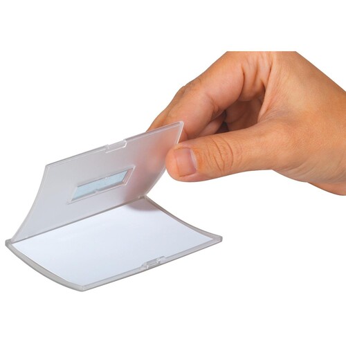 Namenschild mit Clip 54x90mm Durable 8216-19 (PACK=25 STÜCK) Produktbild Additional View 3 L