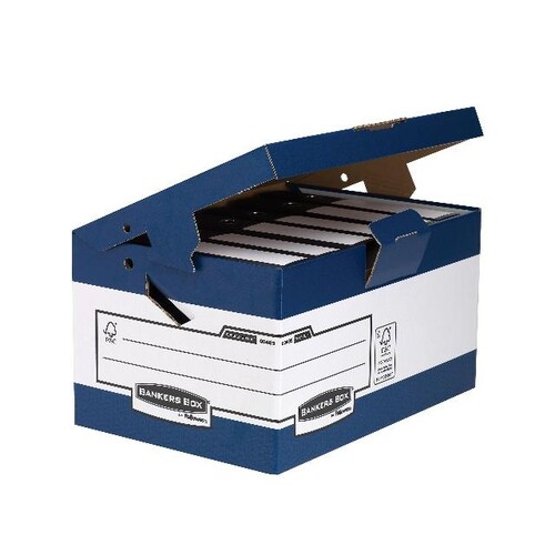 Bankers Box Archivbox Ergo Box System Maxi 0048901 blau/weiß Produktbild Additional View 8 L