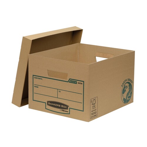 Bankers Box Archivbox Earth Series 32 x 25 x 39 cm 4472401 Karton braun Produktbild Additional View 2 L