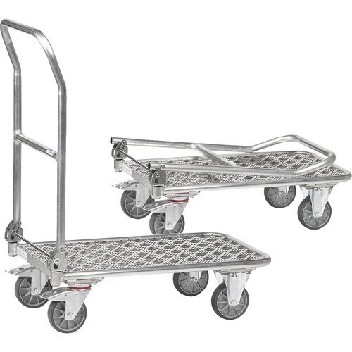 Fetra Transportwagen 1134 klappbar Aluminium Produktbild Front View L