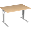 Geramöbel Schreibtisch Flex S-617102-BS 120x80x68-82cm bu/si Produktbild