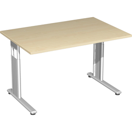 Geramöbel Schreibtisch Flex S-617102-AS 120x80x68-82cm ah/si Produktbild